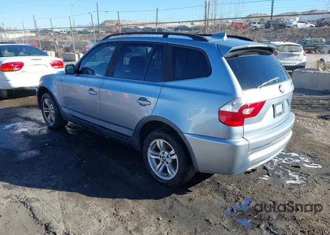 2006 BMW X3 3.0I из США, поврежденный, VIN WBXPA93416WG79982